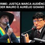 Justiça Federal marca audiência entre Eder Mauro e Aurélio Goiano