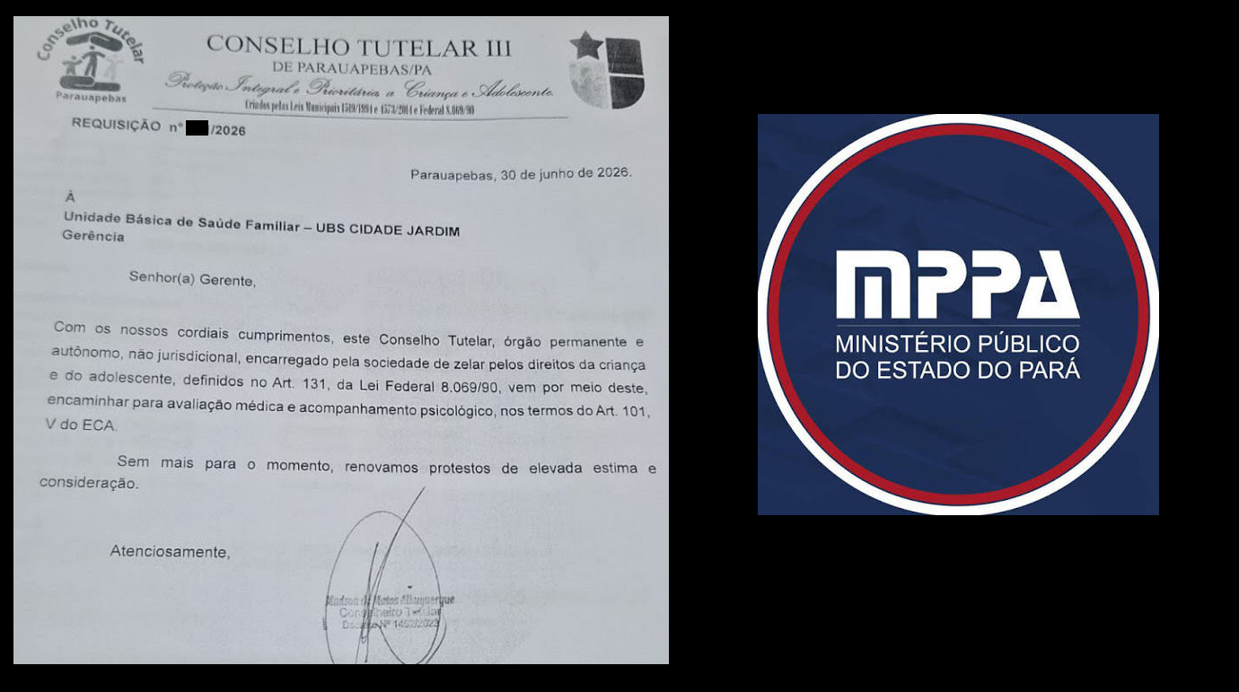 Padrasto é acusado de abuso sexual em Parauapebas. Agressor solto, vítima sem proteção
